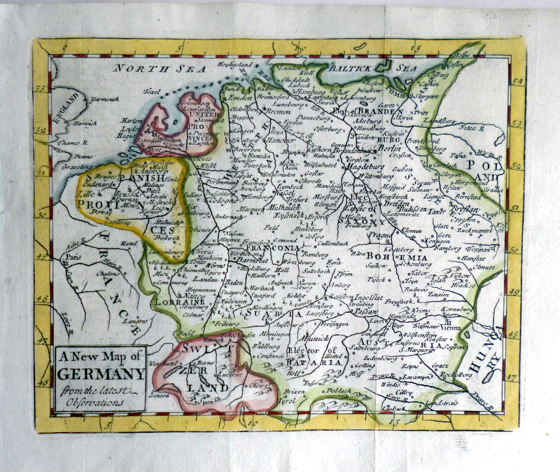 A New Map of Germany from the latest Observations