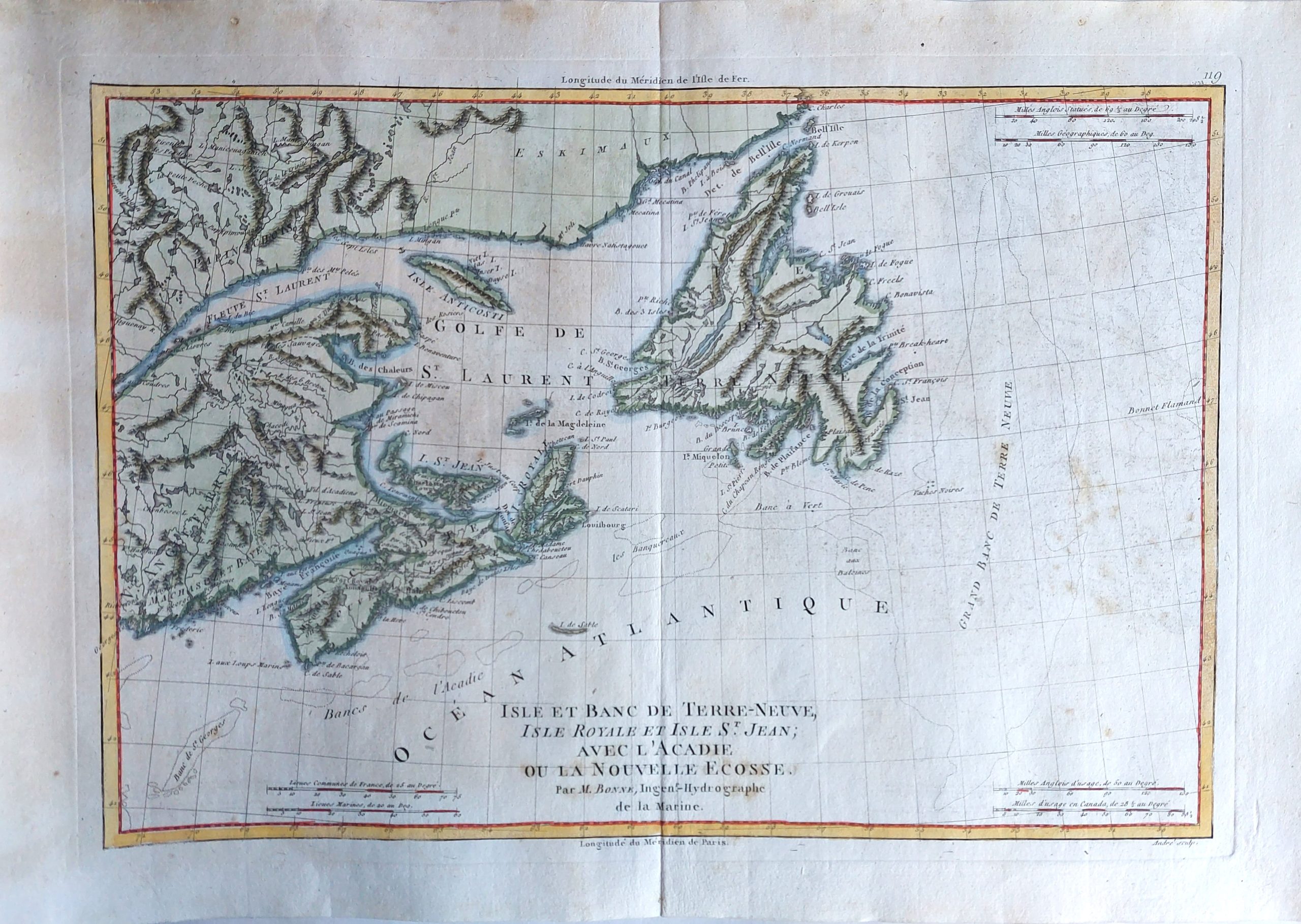 Isle et Banc de Terre-Neuve, Isle Royale et Isle de...